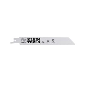 Klein Reciprocating Saw Blades, 24 Tpi, 6-Inch, 5-Pack # 31734