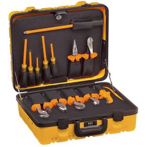 Klein 1000V Insulated Utility Tool Kit in Hard Case, 13-Piece # 33525