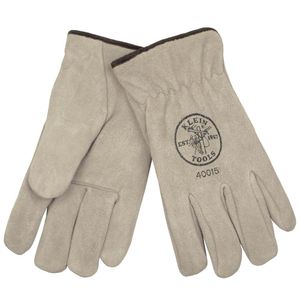 Klein Lined Drivers Gloves, Suede Cowhide, x-Large # 40015