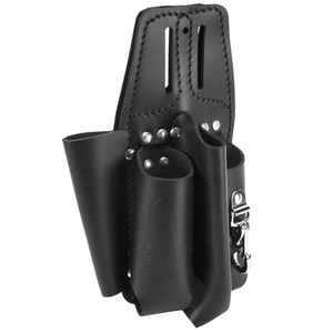 Klein Black Leather Tool Pouch for Belts # 5118C