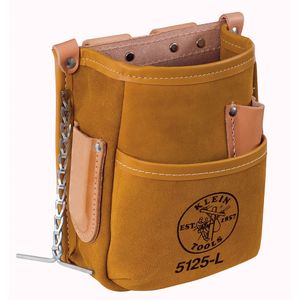Klein Pocket Tool Pouch with Tape Thong, Leather # 5125L
