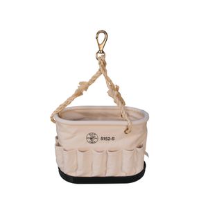 Klein Canvas Bucket, 41-Pocket Oval Bucket with Swivel Snap # 5152S