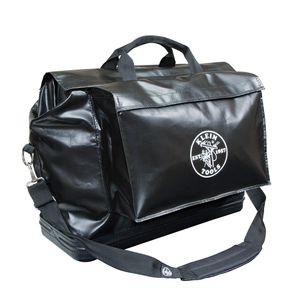 Klein Tool Bag, Vinyl Equipment Bag, Black, Large # 5182BLA