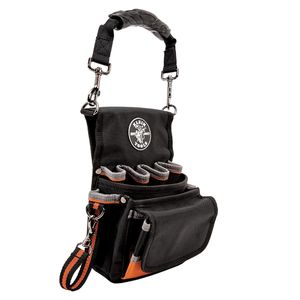 Klein Tradesman Pro Tool Pouch, 9 Pockets, 9.5 x 7.5 x 9.5-Inch # 5242