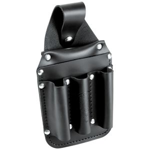 Klein Tool Pouch, Leather Pocket Tool Organizer, 6-Pockets, 5.75x2.5x10-Inch # 5481