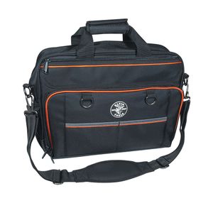 Klein Tool Bag, Tradesman Pro Tech Bag, 22 Pockets w/Laptop Pocket, 16-Inch # 55455M