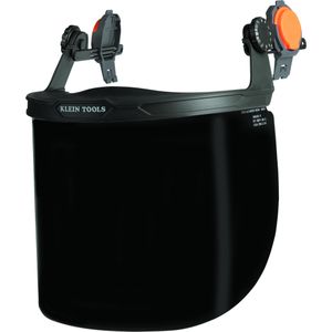 Klein Face Shield, Full Brim Hard Hat, Gray Tint # 60529