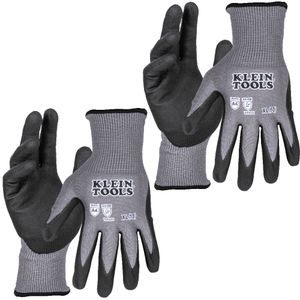Klein Knit Dipped Gloves, Cut Level A4, Touchscreen, x-Large, 2-Pair # 60590