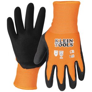 Klein Winter Knit Dipped Gloves, Cut Level A1, Touchscreen, Large # 60836