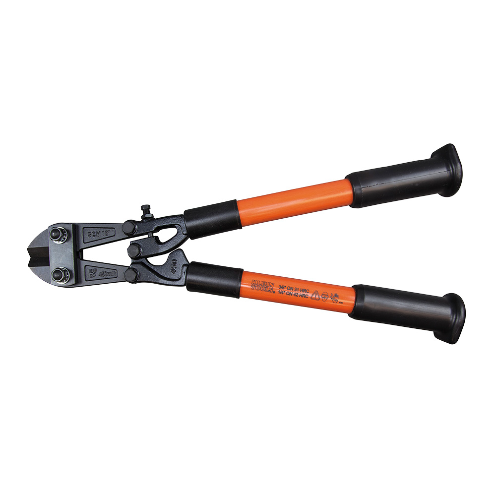 Klein Bolt Cutter, Fiberglass Handle, 18-Inch # 63118