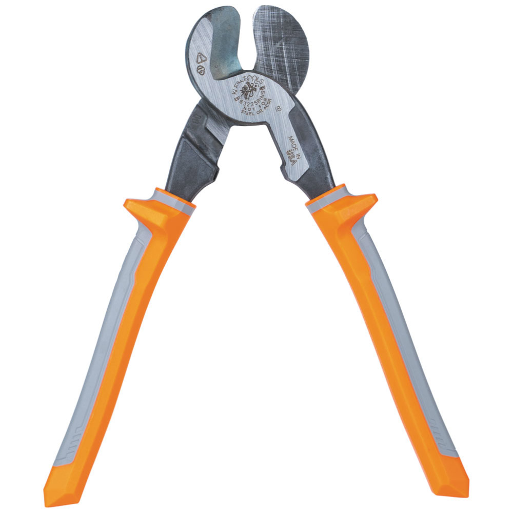 Klein Cable Cutter, Insulated, High-Leverage, 9-Inch # 63225RINS