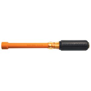 Klein 5/8-Inch Insulated Nut Driver, 6-Inch Hollow Shaft # 646-5/8-INS