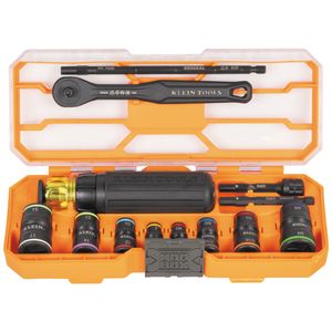 Klein FLIP-16 KNECT Ratcheting Impact Flip Socket Screwdriver Set # 65242