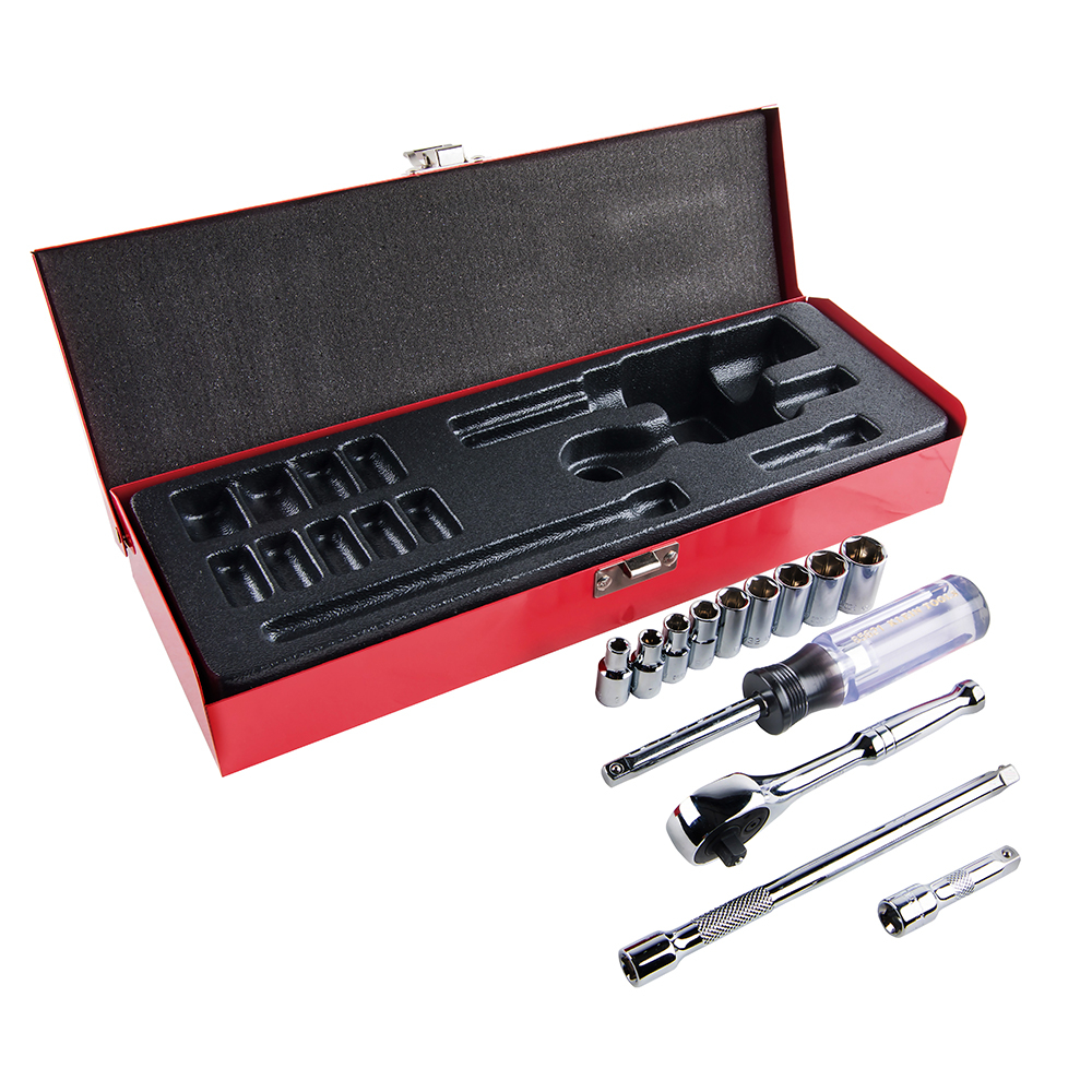 Klein 1/4-Inch Drive Socket Wrench Set, 13-Piece # 65500