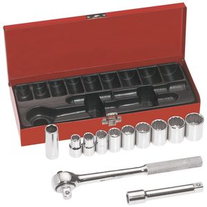 Klein 1/2-Inch Drive Socket Wrench Set, 12-Piece # 65510