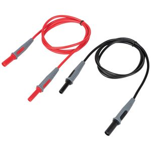 Klein Lead Adapters, Red and Black, 3-Foot # 69359