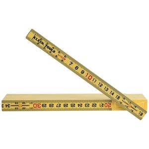 Klein Fiberglass Folding Ruler, Outside Reading, Metric