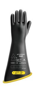 Cementex Class 2 18" Gloves: 9 Yellow Under Black Cc # IG2-18-9YB-CC