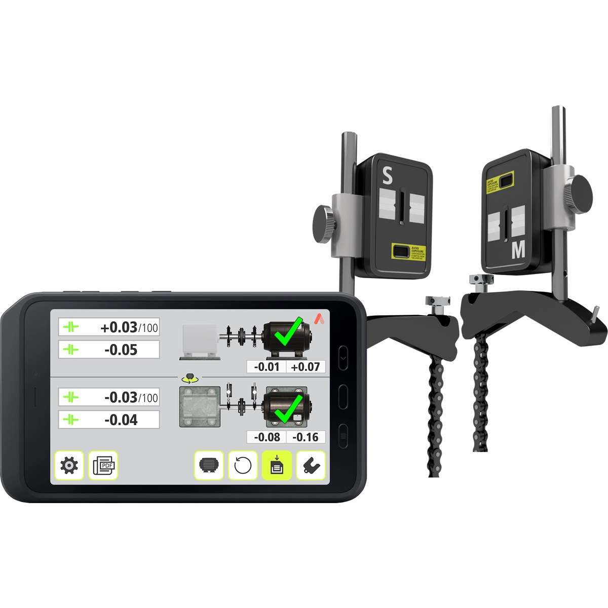 Acoem AT-100 Laser Shaft Alignment Tool # AT-100