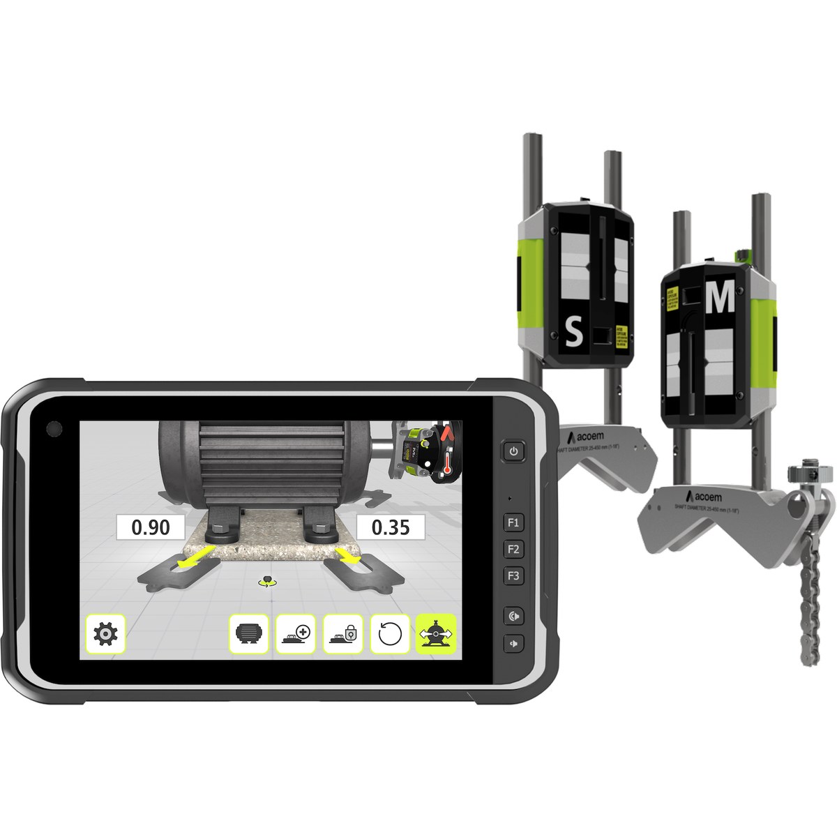Acoem AT-200 Laser Shaft Alignment Tool # AT-200