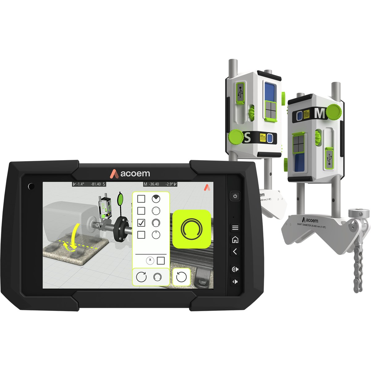 Acoem AT-400 Dual-Axis Laser Shaft Alignment System # AT-400