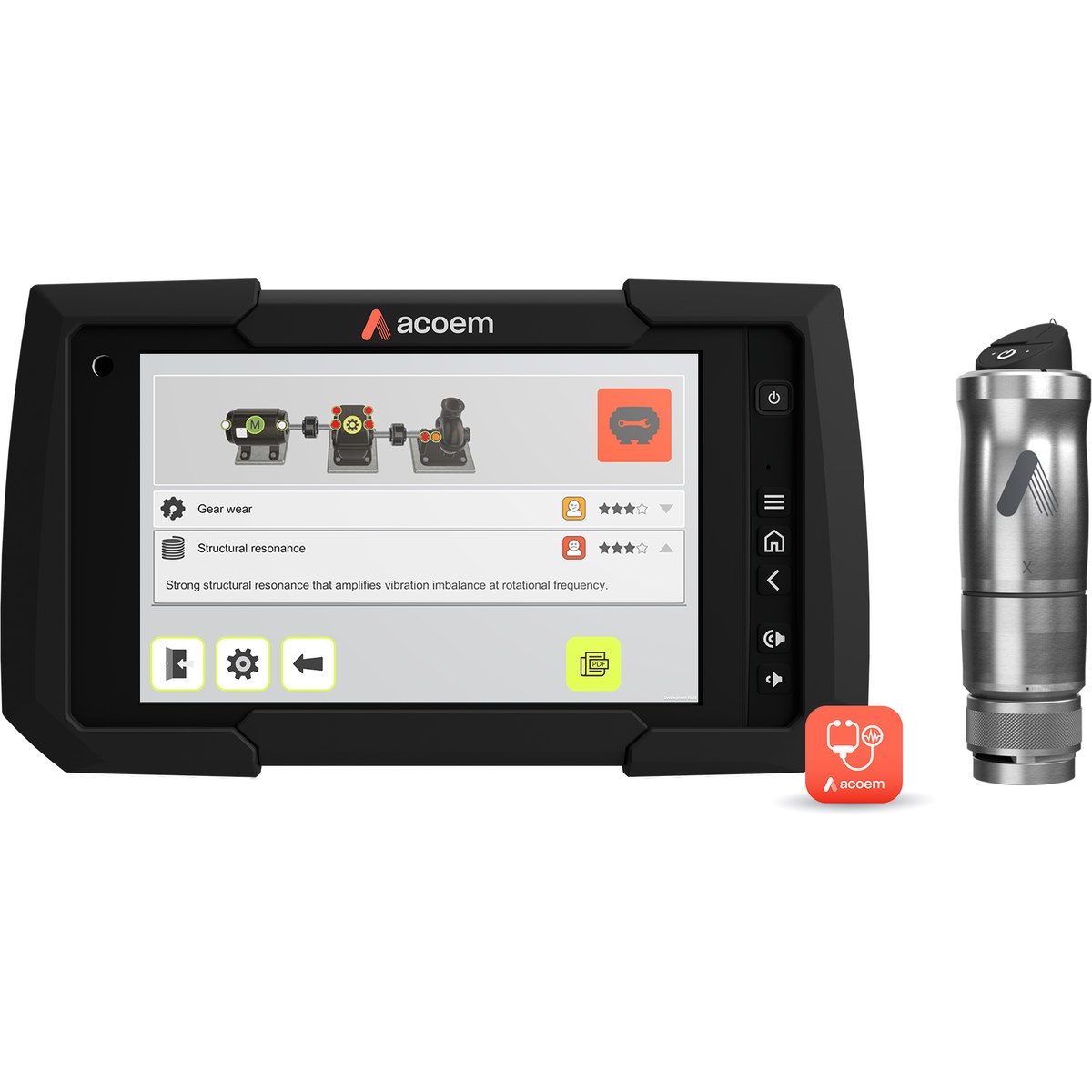 Acoem Machine Defender Wireless Vibration Diagnostic Kit # MACHINE-DEFENDER