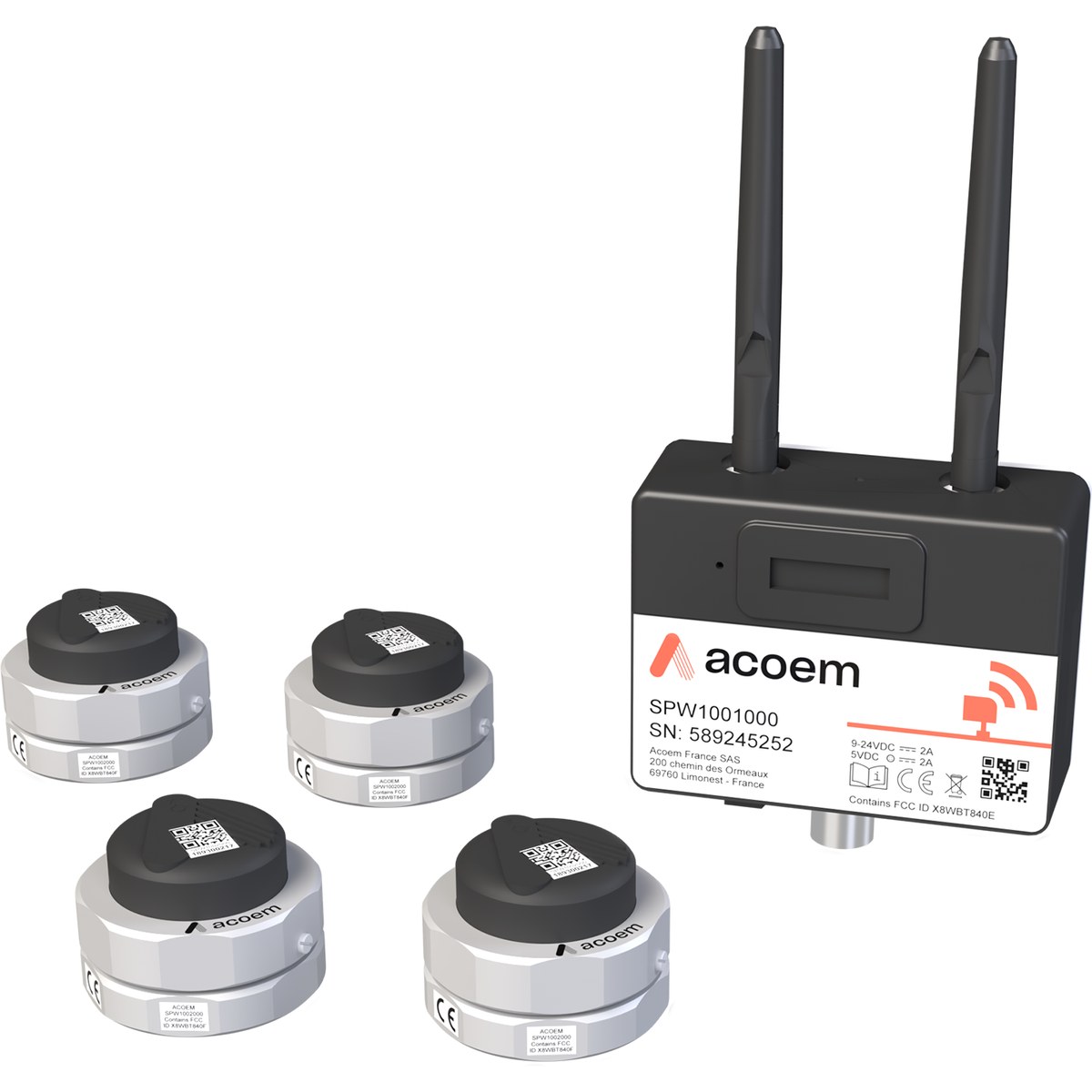 Acoem Sparrow Wireless Vibration Sensor # SPARROW