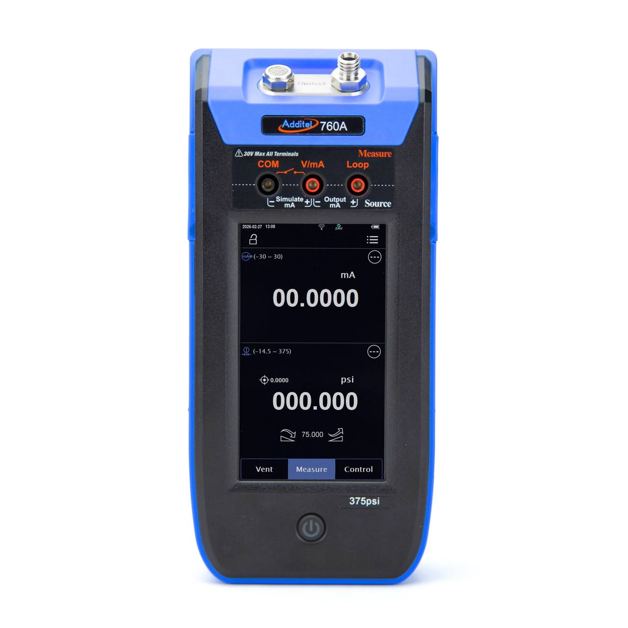 Additel 760A Automatic Handheld Pressure Calibrator
