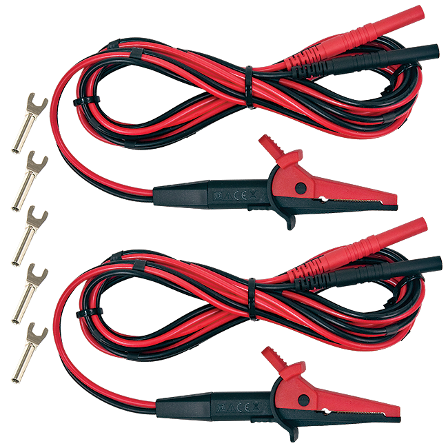 AEMC Instruments Kelvin Clips 10 ft (1-10A) # 2118.79