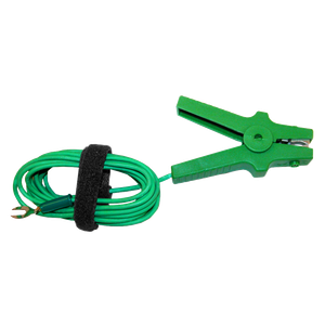 AEMC Instruments Lead - Replacement, 10 ft Earth/Ground (Green) with Attached Clamp for Models 6290 & 6292 # 2129.88