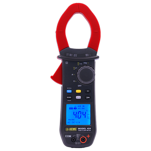 AEMC Instruments Clamp-on Meter Model 404 (TRMS, 1200V AC /1700V DC, 1000A AC /1500A DC, Ohms, Continuity, Temperature) - Model 401 & CAT #2139.21 - Model 403 # 404