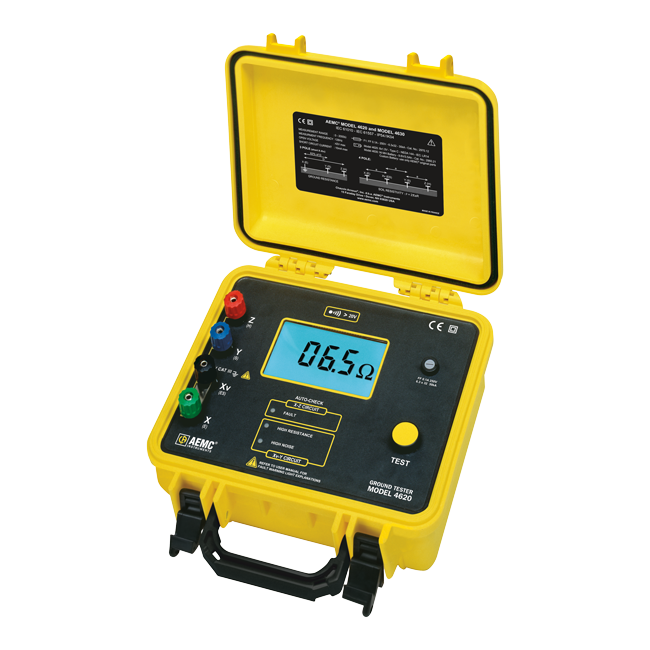 AEMC Instruments Ground Resistance Tester Model 4620 (Digital, 4-Point) # 4620
