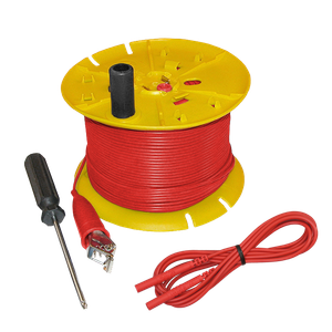 AEMC Instruments Red Replacement Wire (500 ft) on Reel for Ground Resistance Tester Kits (Models 4620, 4630, 6470-B, 6471 & 6472) # 5000.02