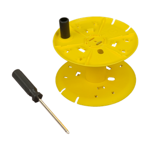 AEMC Instruments Empty Replacement Reel for Ground Kits (Holds Up to 500ft of Wire) Outer Ø: 7.5" - Inner Ø: 3.75" - Width: 4.56" # 5000.18