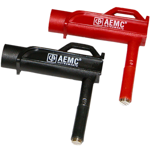 AEMC Instruments Probe - Set of 2, Color-Coded (Red/Black) Magnetized Voltage Probes (Rated 600V CAT IV, 1000V CAT III) for Models 3945-B, 8220, 8230, 8333 # 5000.43