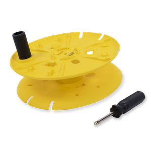 AEMC Instruments Empty Replacement Reel for Ground Kits (Holds Up to 150 ft of Wire) Outer Ø: 7.5" - Inner Ø: 1.75" - Width: 2.5" # 5100.19