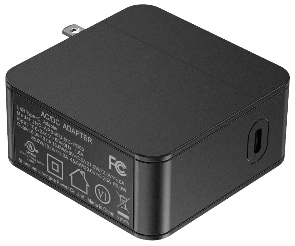 AEMC Instruments Adapter - Replacement AC/DC USB Type C Wall Adapter for Use with DTR Model 8511 # 5100.25
