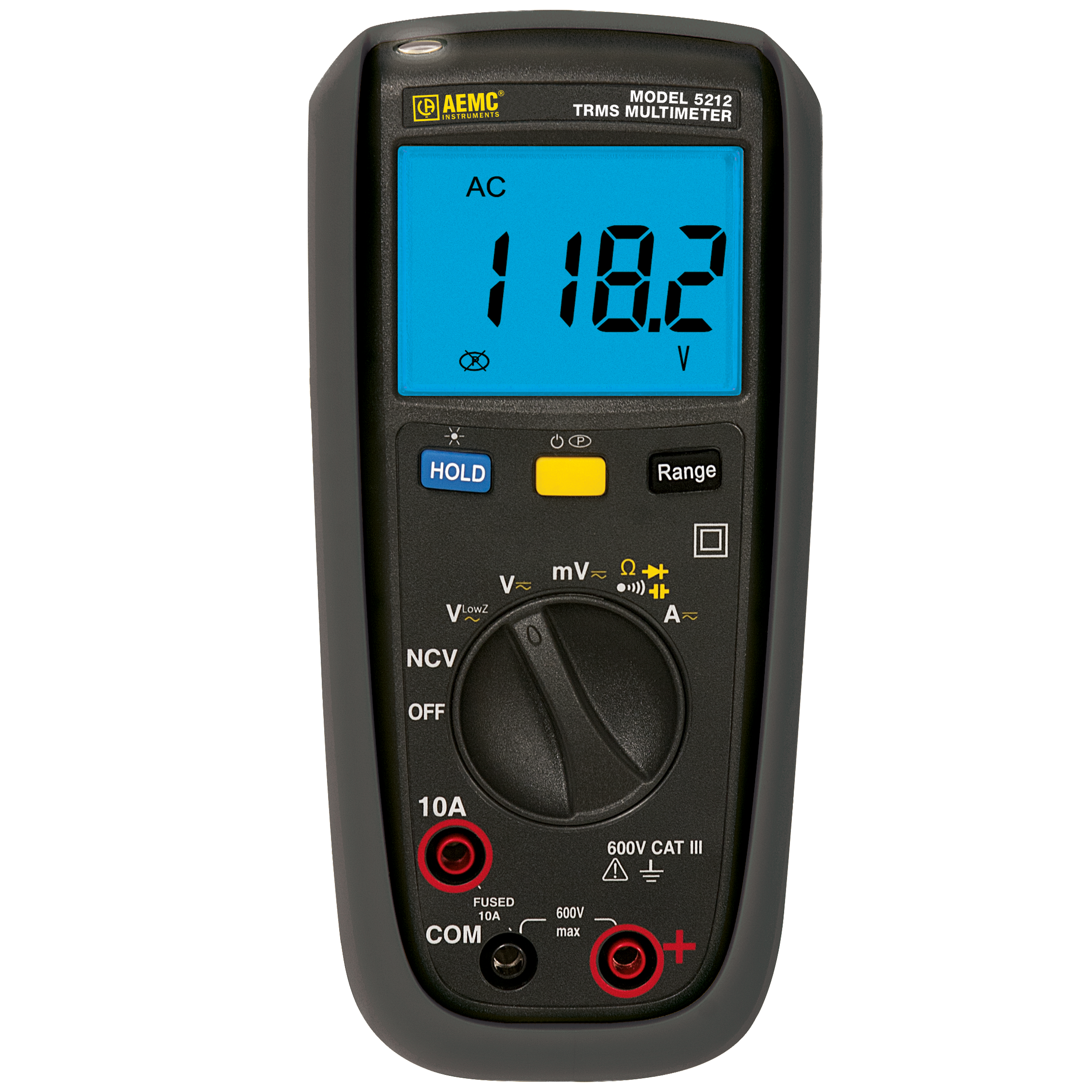 AEMC Instruments TRMS Digital Multimeter Model 5212 (4000-Count, NCV, Diode Test) # 5212