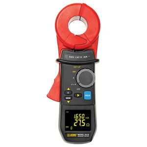 AEMC Instruments Ground Resistance Tester (Clamp-on, Alarm, Memory) Replacement for Models 3711 & 3731 # 6416