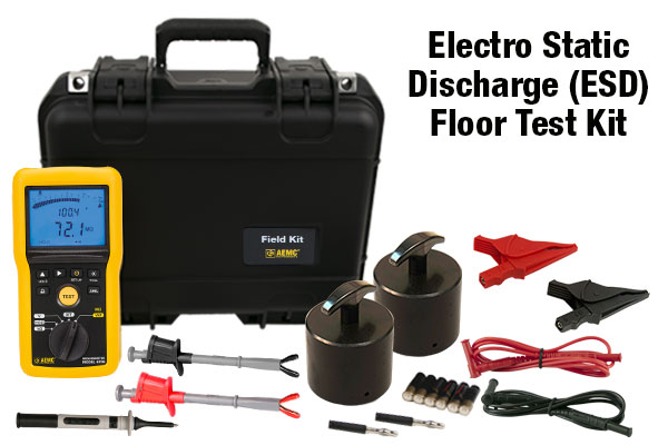 AEMC 6536 ESD Floor Kit is designed for testing both
