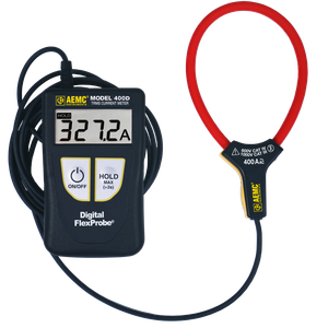AEMC Instruments Digital Flexprobe Model 400D-10 w/6' Lead (TRMS, 4A AC, 40A AC, 400A AC) # 400D-10