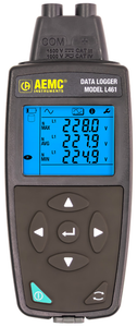 AEMC Instruments Data Logger Model L461 (1-Channel, TRMS, w/LCD, 1200 VAC/1700 VDC, DataView Software) - Model L261 # L461
