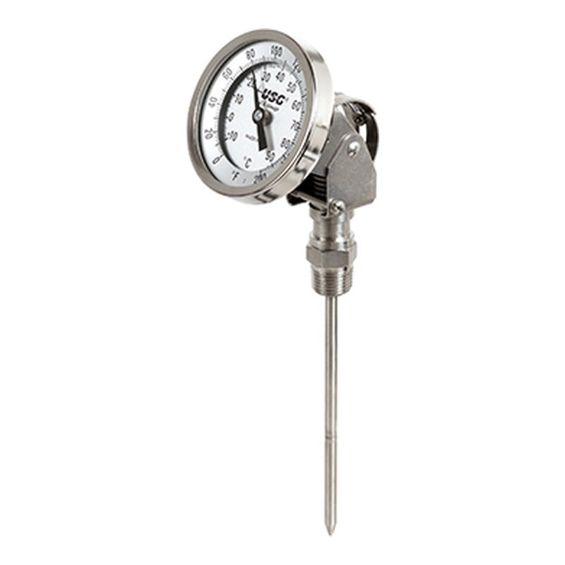 Ametek U.S. Gauge Model ADJ Adjustable-Angle Bimetallic Thermometer # ADJ
