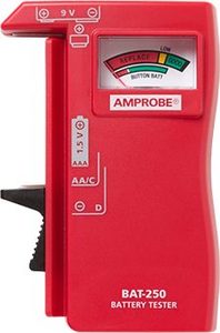Amprobe BAT-250 Battery Tester (One-Handed, Analog Color-Coded Scale) # BAT-250