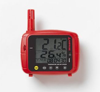 Amprobe Temperature/RH Data Logger, DP, Dual Display