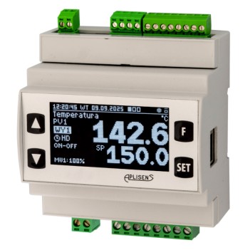 Aplisens AR260.B Two-Input Data Logger / Controller, DIN Rail
