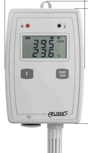 Aplisens AR236.B Temperature and Humidity Data Logger, Battery Powered