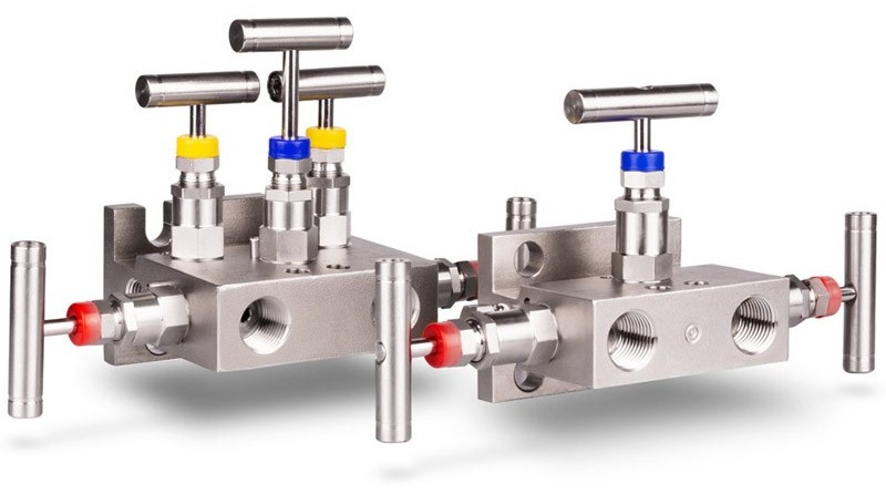 Aplisens VM-3 3-Valve Manifold, 316SS # VM-3
