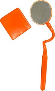Cementex Inspection Mirrors 2 1/4" Round Inspection Mirror-Fully Insulated and Flexible - 12" Handle OAL