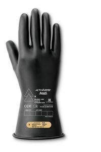 Cementex Insulating Gloves Class 00 11" Gloves: 10 Black